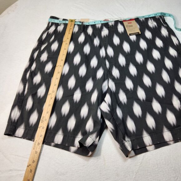 Levi's Men's Short Size XL XX Chino EZ Stretch Geometric Gray Shorts (16) - Picture 4 of 10